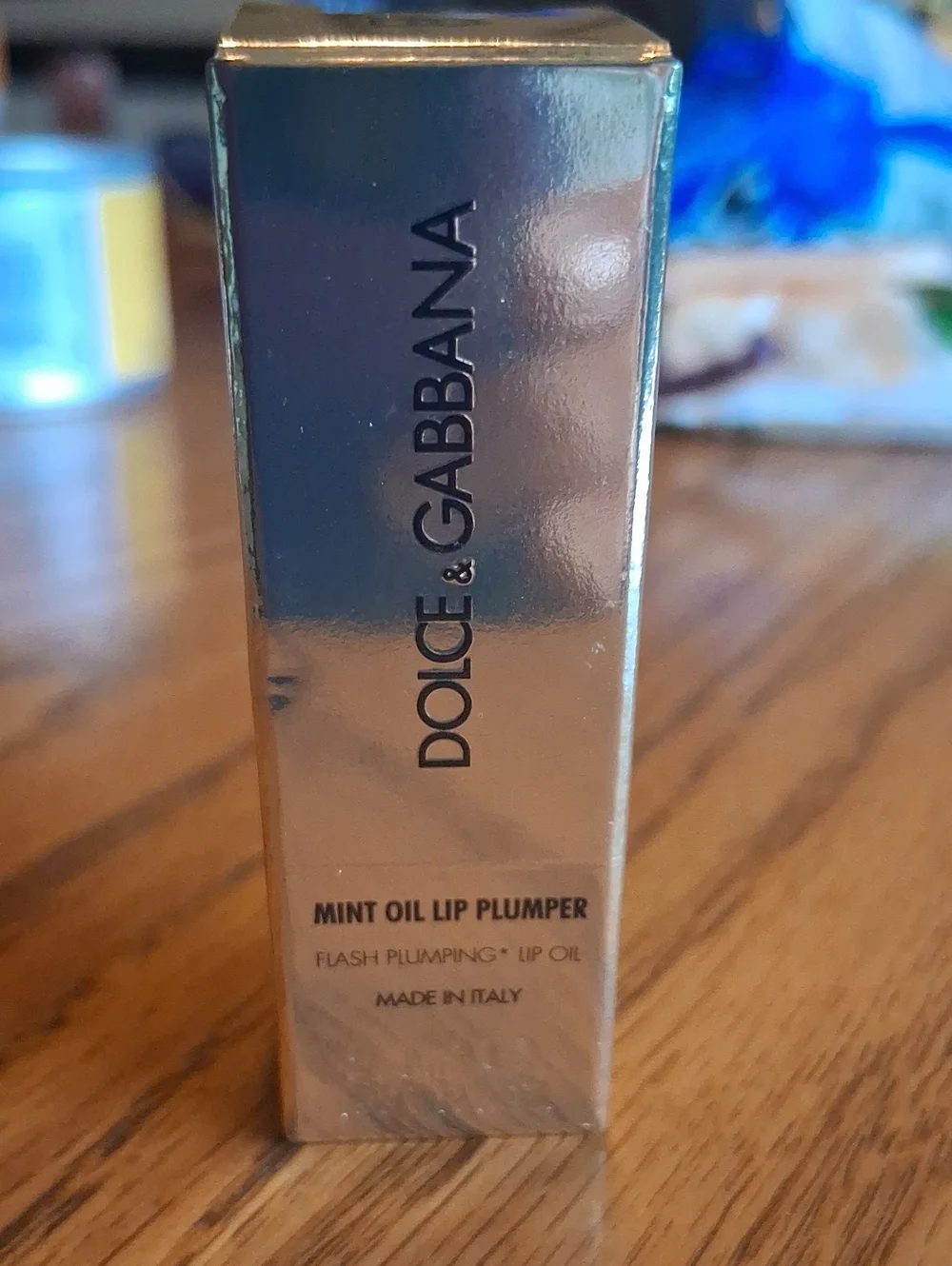 Dolce & Gabbana Mint Oil Lip Plumper - Gold Packaging